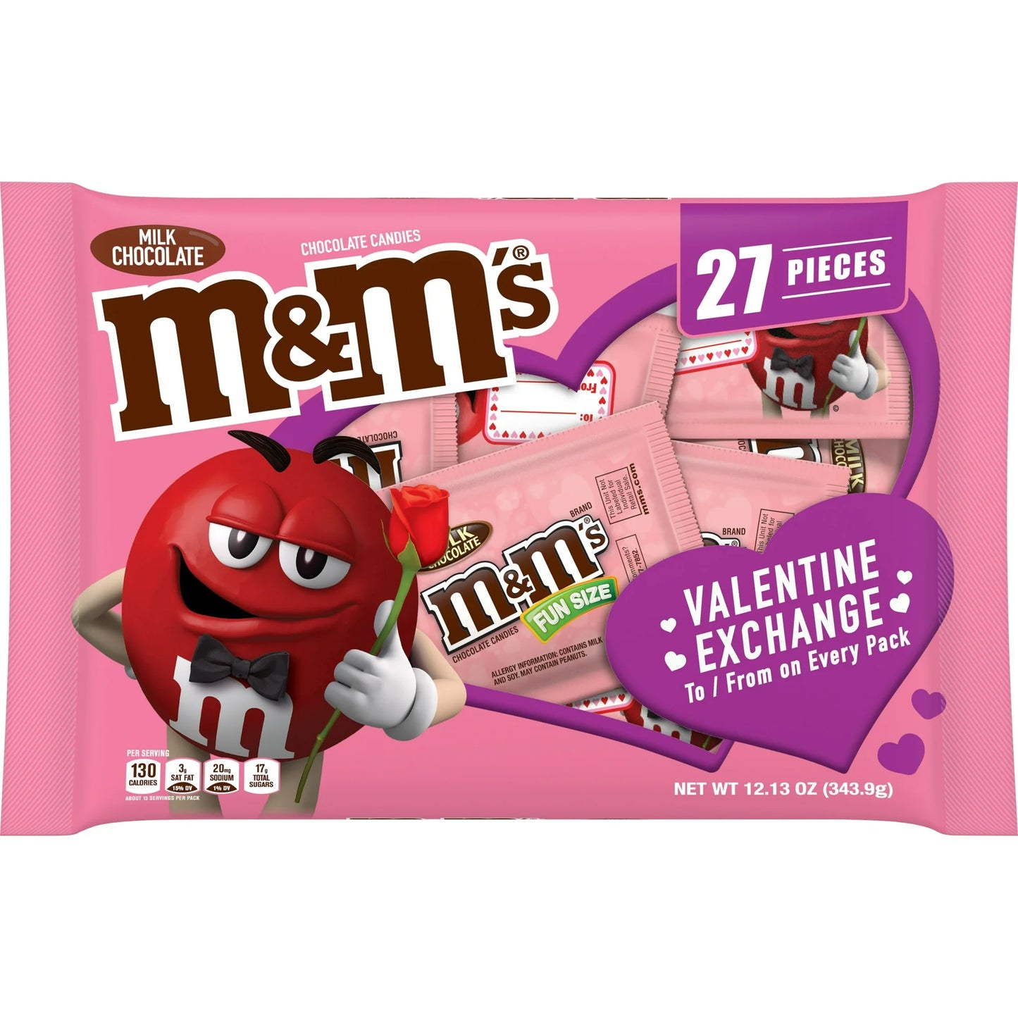M&M'S Milk Chocolate Valentine's Day Candy